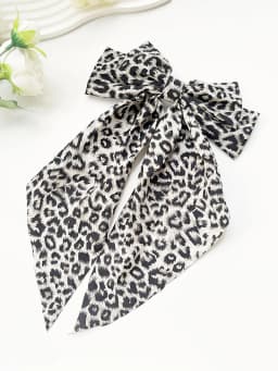 1/3 Pcs Fashion Leopard Zebra Oversized Bow Ribbon Barrettes Hair Clips For Women Girls Party Hair Accessories