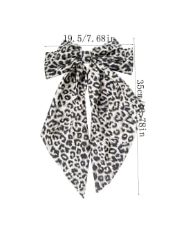 1/3 Pcs Fashion Leopard Zebra Oversized Bow Ribbon Barrettes Hair Clips For Women Girls Party Hair Accessories