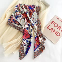 90x90cm Square Scarf for Women Head Shawls and Wraps Luxury Print Neck Scarves Hijab Bandana