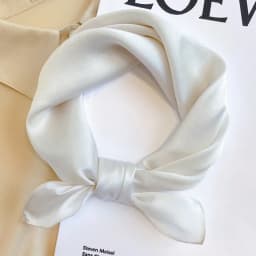 Blue Fashion Scarves for Women Shawl Solid Silk Satin Hijab Scarf Female 70*70cm Luxury Brand Square Shawls Scarfs For Ladies