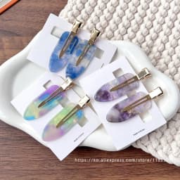 South Korea France traceless makeup clip, small size, simple bangs clip, French versatile side clip, skateboard clip