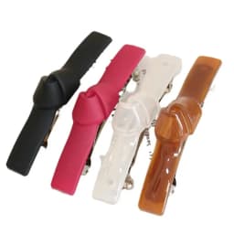 New PC material one-wordclip springclip temperament hairpin cute love hairpin hair accessories back head top clip headdress