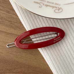South Korean FRANCE hollow out oval temperament bangs clip small black broken hair side clip top clip hair accessories