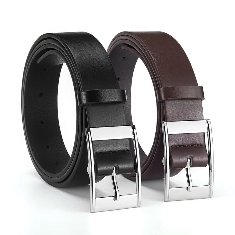 New Fashion Men's Metal Pin Buckle Belt Leisure Business Accessory Designer Belt,For Jeans Waist Strap Plus Size,For Ideal Gifts