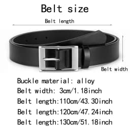 New Fashion Men's Metal Pin Buckle Belt Leisure Business Accessory Designer Belt,For Jeans Waist Strap Plus Size,For Ideal Gifts