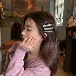 Shiny Rhinestone Barrettes Luxury Fashion Hair Clips For Women Silver Color Hairpins Girls Hairgrips Hair Jewelry Accessories