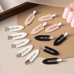 New 10Pcs/set No Bend Seamless Hair Clips Women Side Bangs Barrette Makeup Washing Face Accessories Girls Styling Hairpins