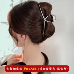 New Women Elegant Geometric Bow Hair Claws Vintage Simple Hair Clip Grab Large Metal Hairpins Barrettes Fashion Hair Accessories