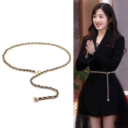 Fashion Chain Belt Female Waist Metal Belts For Women Luxury Tassel Thin Waistband Dress Coat Adjustable Corset