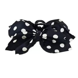 French Elegant Hair Claw Crabs For Women Polka Dot Fashion Bow Hair Clip Retro Head Shark Clip Luxury Hair Accessories