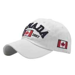 Fashion Canada Baseball Cap,Embroidered Maple Leaf Golf Hat Adjustable Canada Hat For Men Women Kids Canada Souvenirs