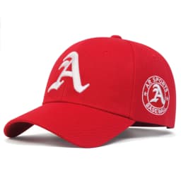 Unisex Gothic Letter A Embroidery Baseball Caps Spring And Autumn Outdoor Adjustable Casual Hats Sunscreen Hat