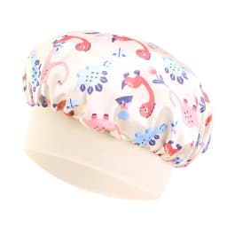 New Kids Satin Bonnet Dinosaur Wide Elastic Band Sleeping Cap Soft Silky Night Hair Hats for Teens Toddler Child Baby