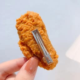 Unique French Fries Chicken Wings Hairpins Simulation Fast Food Chicken Legs Side Clips Hair Jewelry Hair Clips