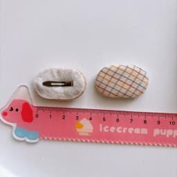 Korean Style Sweet Fabric Teardrop Baby Hair Clips for Girls Anti-Slip Bangs Barrettes Polka Dot Hair Accessories