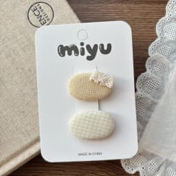 Korean Style Sweet Fabric Teardrop Baby Hair Clips for Girls Anti-Slip Bangs Barrettes Polka Dot Hair Accessories