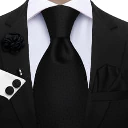 Luxury Mens Purple Yellow Grey Ties Floral Ties Plaid Striped NeckTie Pocket Square Cufflinks Brooch Set Men's Wedding Party Tie
