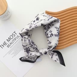 Pure Cotton Hand Towel Floral Bag Korean Style Retro 55CM Square Scarf Headscarf Women's Summer Good Match Scarf Outer Wear