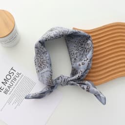 Pure Cotton Hand Towel Floral Bag Korean Style Retro 55CM Square Scarf Headscarf Women's Summer Good Match Scarf Outer Wear