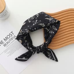 Pure Cotton Hand Towel Floral Bag Korean Style Retro 55CM Square Scarf Headscarf Women's Summer Good Match Scarf Outer Wear