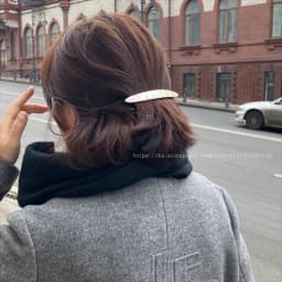 Leaf Fritillaria Korean Refreshing Fruit Green One line Clip Spring Clip Short Hair Horse Tail Hair Clip French Princess Head