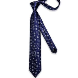 Blue Green Christmas Men tie Set with Handkerchief Cufflinks Wedding Prom Groom Accessories Perfect Gift for Men