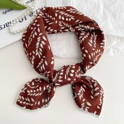 55cm Laies Headband Cotton Linen Square Scarf Women Korean College Girls Fashion Spring Autumn New Style Elegant Neck Scarves
