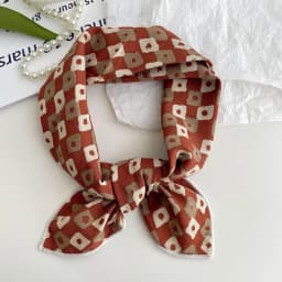55cm Laies Headband Cotton Linen Square Scarf Women Korean College Girls Fashion Spring Autumn New Style Elegant Neck Scarves
