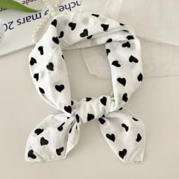55cm Laies Headband Cotton Linen Square Scarf Women Korean College Girls Fashion Spring Autumn New Style Elegant Neck Scarves