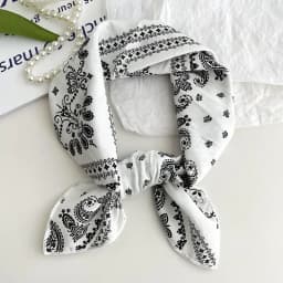 55cm Laies Headband Cotton Linen Square Scarf Women Korean College Girls Fashion Spring Autumn New Style Elegant Neck Scarves