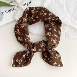55cm Laies Headband Cotton Linen Square Scarf Women Korean College Girls Fashion Spring Autumn New Style Elegant Neck Scarves