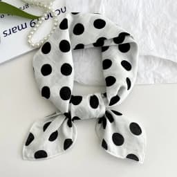 55cm Laies Headband Cotton Linen Square Scarf Women Korean College Girls Fashion Spring Autumn New Style Elegant Neck Scarves