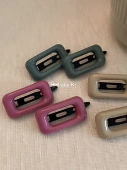 2pcs Girls Sweet Cute Hairpins Hair Clips Square Hair Side Bangs Clip Barrettes Makeup Tools Women Headwear Hair Accessories