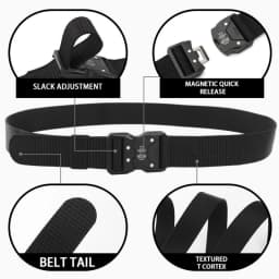 1pcs Versatile Men's Tactical Belts - Durable, Adjustable Design - for Outdoor Hunting & Sports Enthusiasts Men Belt