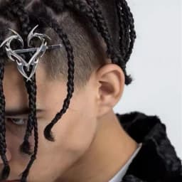 Hip Hop Metal Love Heart Hairpins Korean Trendy Cool Girls Side Clip Women Geometric Unique Design Silver Color Brarrettes