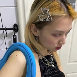 Hip Hop Metal Love Heart Hairpins Korean Trendy Cool Girls Side Clip Women Geometric Unique Design Silver Color Brarrettes