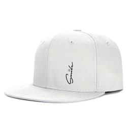Lettered Smiley Face Print Stylish Baseball Cap for Men and Women Adjustable Sun Protection Woven Flat Brim Sun Hat Gorras