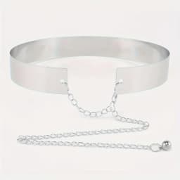 Classic Golden Metal Belt Trendy Adjustable Waist Chain Elegant Dress Girdle Body Jewelry For Women Daily Use