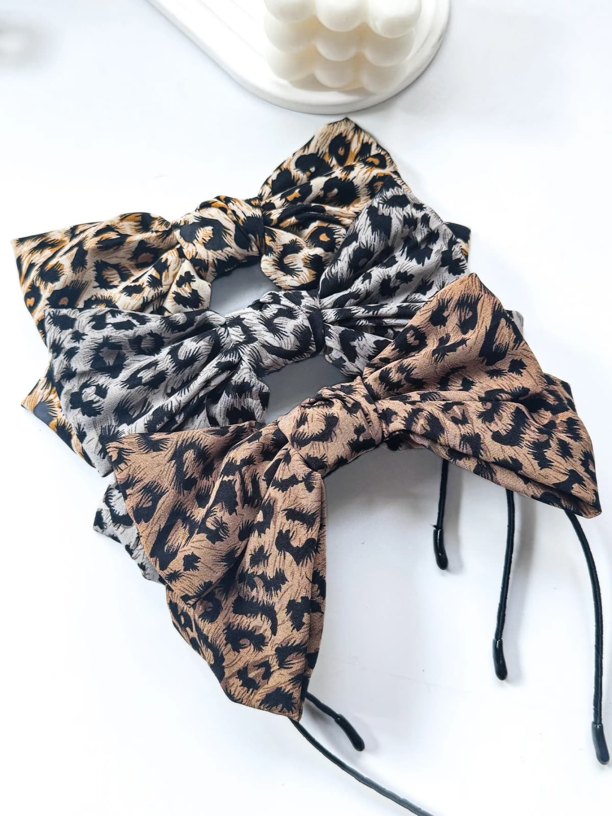 1/3pcs Fashion Leopard print bow Hairbands For Women Girls Party Hair Accessories