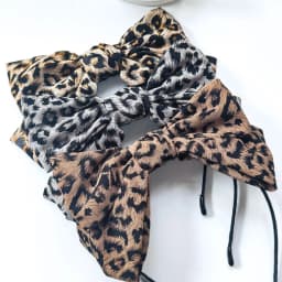 1/3pcs Fashion Leopard print bow Hairbands For Women Girls Party Hair Accessories