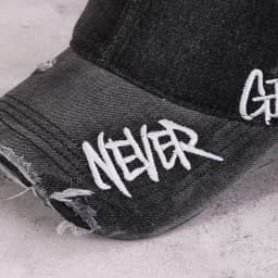 Fashionable and individual letter embroidered baseball caps for couples, street trend casual and versatile sunshade baseball cap