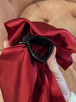 1pcs Fashion Large solid color bow Hair Claws For Women Girls Party Hair Accessories
