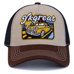 Hot Sale Unisex Baseball Cap Classic Vintage Car Pattern Mesh Cap Men And Women Breathable Streetwear Summer Trucker Hat