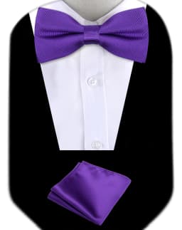 Bow Tie Man Wedding Luxury Bowtie Hanky Neckwear Fashion Elegant Set Neck Tie With Pocket Square Handkerchief Accessories Cravat