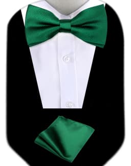 Bow Tie Man Wedding Luxury Bowtie Hanky Neckwear Fashion Elegant Set Neck Tie With Pocket Square Handkerchief Accessories Cravat