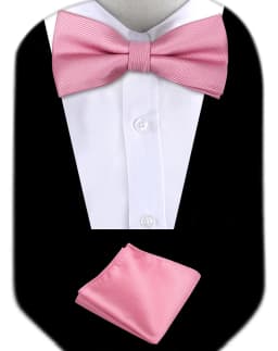 Bow Tie Man Wedding Luxury Bowtie Hanky Neckwear Fashion Elegant Set Neck Tie With Pocket Square Handkerchief Accessories Cravat