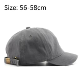 Fashion Short brim Baseball Cap Adjustable Solid Color Bucket Panama Cap Washed Cotton Snapback Cap Autumn
