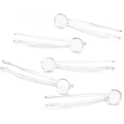 5pcs/lot Inner Size 12mm Round Cabochon Metal Hairpins Barrettes Hair Clips Base Setting For Jewelry Making DIY Hair Accessories