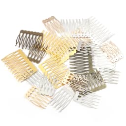 10Pcs/pack 5 8 10 Teeth Metal Hair Comb Clip Simple Side Hairpin for Women Bridal Ornament Decorative Wedding Hair Accessories