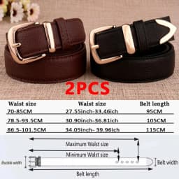 Women Leather Belts High Quality Fashion Best Matching Dress Jeans Belts for Lady Women's Dress Luxury Designer Brand LB2146